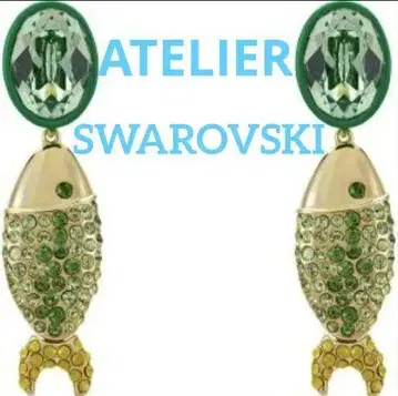 SWAROVSKI Mustique Sea Life Fish 귀걸이