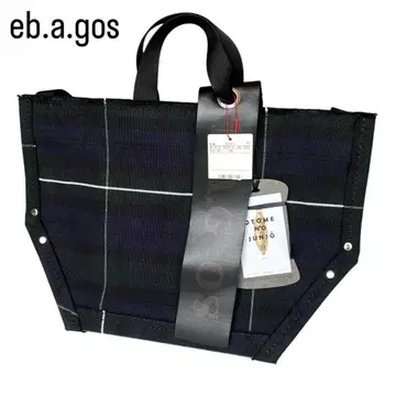 [레어/택 포함 새상품] eb.a.gos (M) Y자 토트 2WAY 체크
