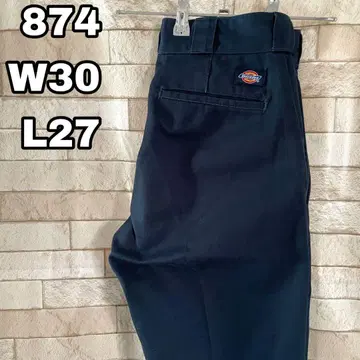디키즈 워크 팬츠 874 자수 네이비 30 x 27
