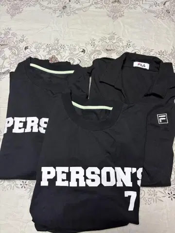 퍼슨즈 접촉 냉감 튜닉 2매 휠라 피케 셔츠 튜닉 LL 사이즈