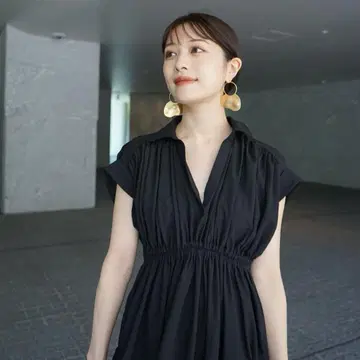 laube blanc L'Or 로르 Gather Drape Dress