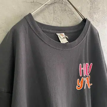 00's 프룻 오브 더 룸 구제 의류 미국 수입 양면 프린트 티셔츠 반팔