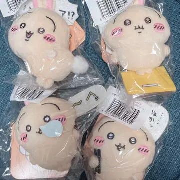 토끼 투성이 복권 E상 인형 배지 마스코트 치이카와 (먼작귀)