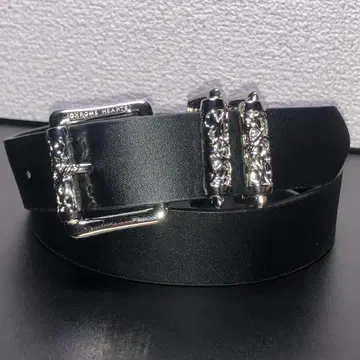 벨트 블랙 전체 길이 100cm 폭 3.4cm 조각 장식 Pu