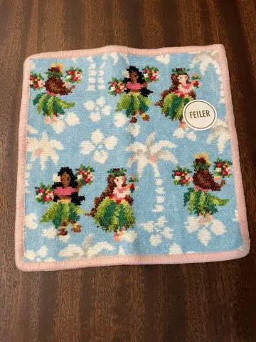 페일러 마나마나 핑크 손수건 20 x 20 미사용 새상품