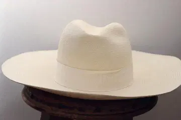 Borsalino 볼사리노 와이드 브림 파나마 햇 밀짚모자 M 화이트
