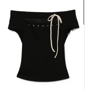 당일 발송 블랙 Dada ribbon tops andmary