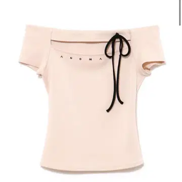 andmary Dada ribbon tops pink beige