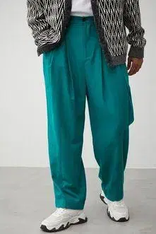 AZUL by moussy FAUX MELTON TROUSERS L