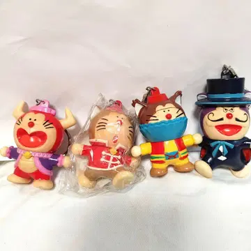 도라에몽즈 소프트 비닐 키링 4세트