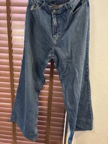 UNIQLO 배기진 블루 34인치 허리 86.5cm