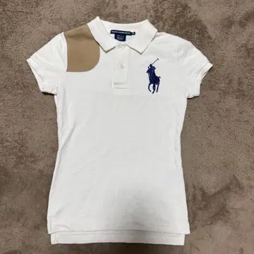 90년대 RALPH LAUREN SPORT 숄더 패치 피케 셔츠 XS