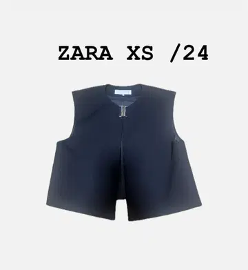 [새상품급] ZARA 블랙 베스트 XS / 24