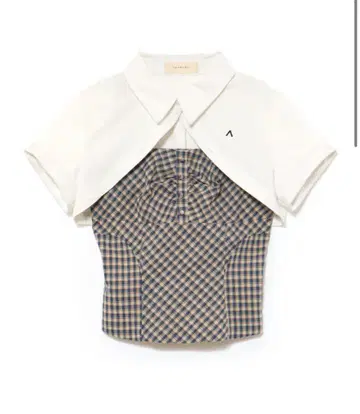andmary Myra shirt set blue 앤드마리
