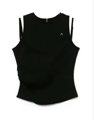 Heart point tops 블랙 흑 andmary