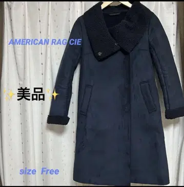 [ 새상품급 ] AMERICAN RAG CIE 코트 Free 네이비