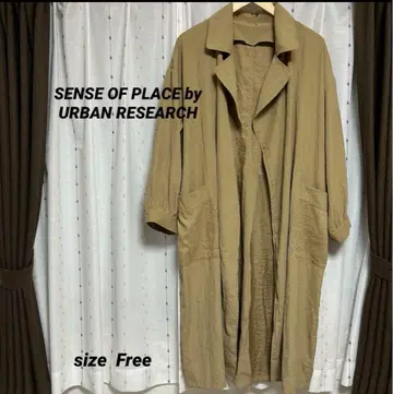 [새상품급] URBAN RESEARCH 스프링 코트 Free 베이지