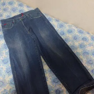 platinum fubu 스트레이트 데님 팬츠 w36