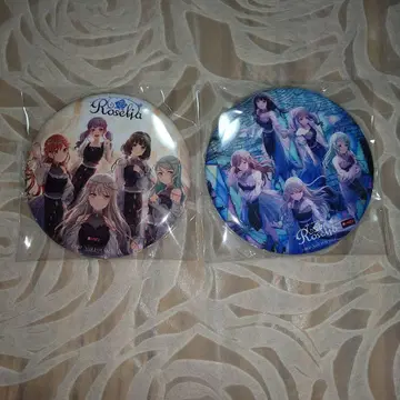 Roselia 캔뱃지 16th 17th 싱글 CD 특전