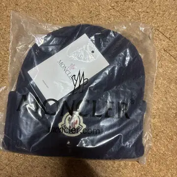 MONCLER 니트 모자 네이비