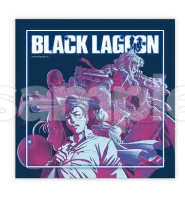 BLACK LAGOON DMM 스크래치 D상 극세사 크로스 A