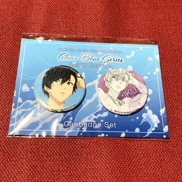 free Clear Blue Series 캔뱃지 이쿠야