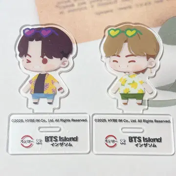 BTS 스시로 콜라보 인더섬 아크릴 스탠드 정국 태현