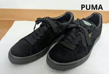 PUMA Suede 올 블랙 스웨이드 23 cm