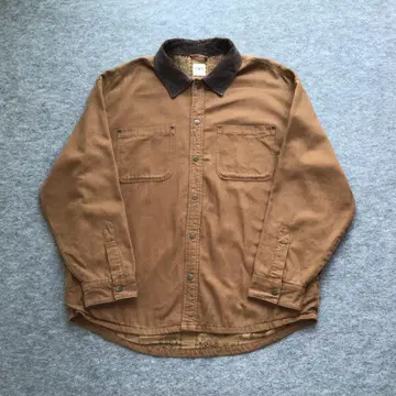 ZARA 커버올 브라운 코튼 페이즐리 무늬 L 062703