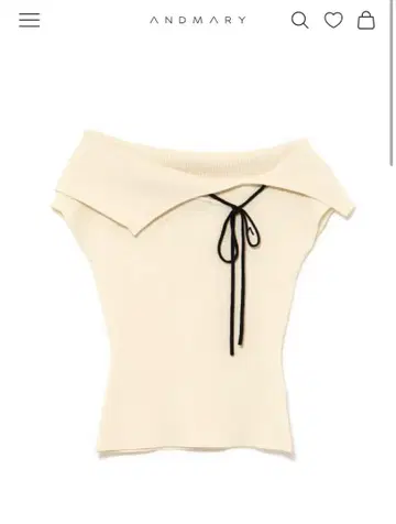 andmary Amari ribbon tops