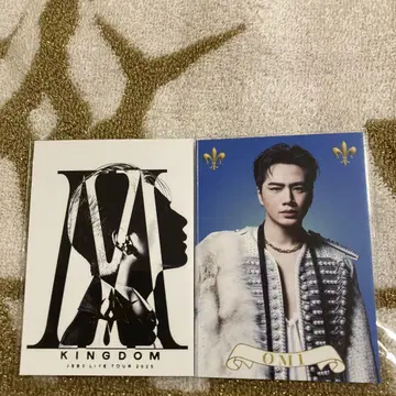 토사카 히로오미 KINGDOM 포토 카드 [시크릿] 2점 세트