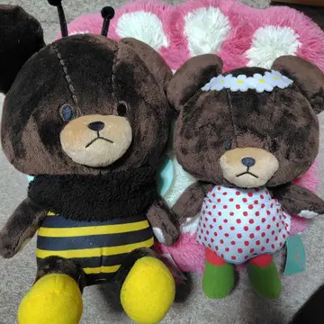 곰의 학교 봉제 인형 2점 세트