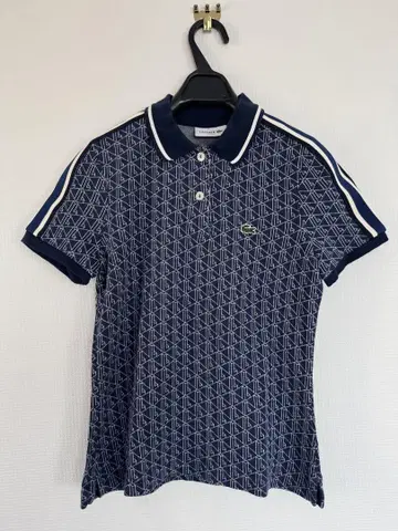 LACOSTE 네이비 폴로 셔츠 36 슬림핏