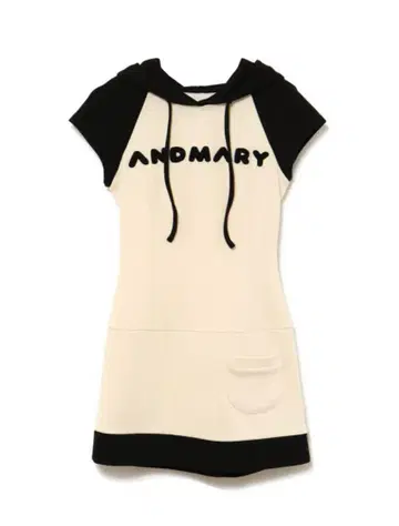 andmary Mary logo mini dress black 새상품