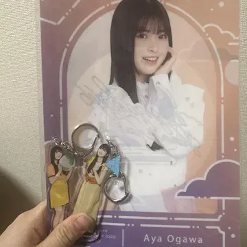 오가와 아야 클리어 파일과 아크릴 스탠드 세트