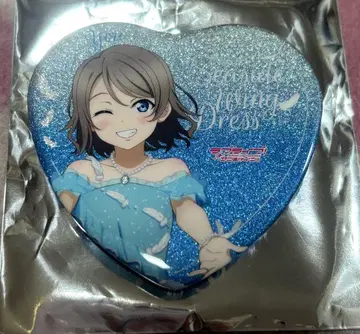 러브라이브 선샤인 Aqours 하트 모양 캔뱃지 와타나베 요우