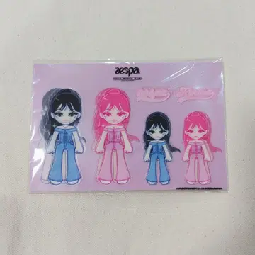 aespa SYNK 도쿄돔 클리어 스티커 (4매 세트)