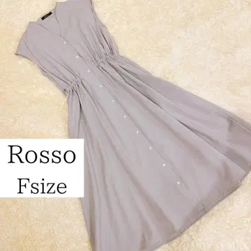 [미사용] Rosso 로쏘 그레이 슬리브리스 원피스 Fsize