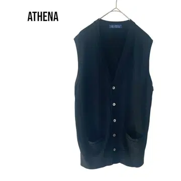 ATHENA 울 실크 베스트 모견 오피스 고급스러운 스타일