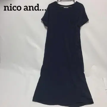 niko and - 니코앤드 반팔 롱 원피스 네이비 맥시