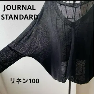 JOURNAL STANDARD 린넨 풀오버 썸머 니트 돌먼