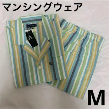 [새상품] 먼싱웨어 세련된 얇은 소재 파자마 반팔 M 사이즈 H