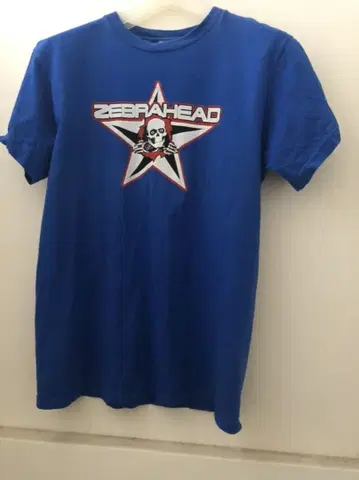제브라헤드 티셔츠 1 M 블루 Zebrahead
