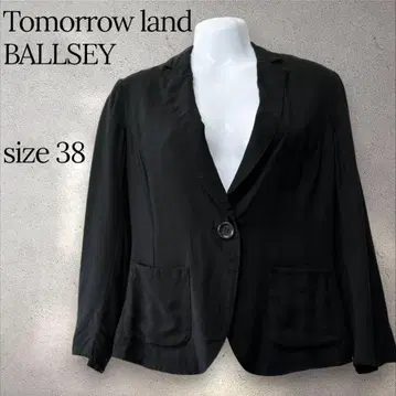 BALLSEY 썸머 울 테일러드 자켓 블랙 38