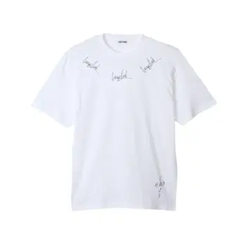 CURSIVE LOGO TEE 레이지 갓 티셔츠 LAZY GOD