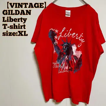 [빈티지] GILDAN Liberty T셔츠 레드 XL