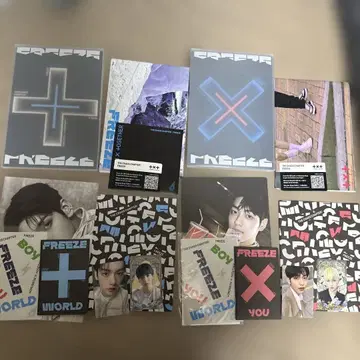 TXT FREEZE WORLD YOU 묶음 판매, 트레이딩 카드 포함
