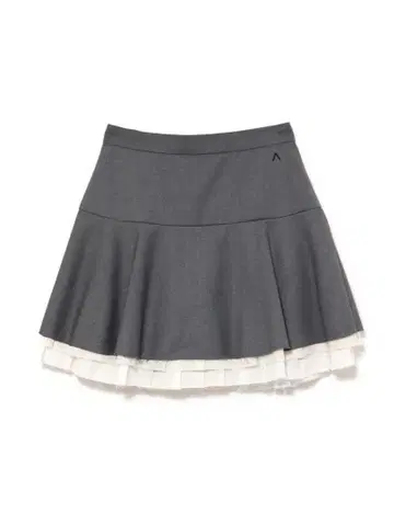 andmary Chuchu flare mini skirt gray S