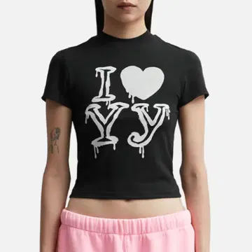 OPEN YY I Love YY Tee 블랙