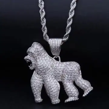저본타 데이비스 착용 모델 목걸이 60cm 블링블링 은색